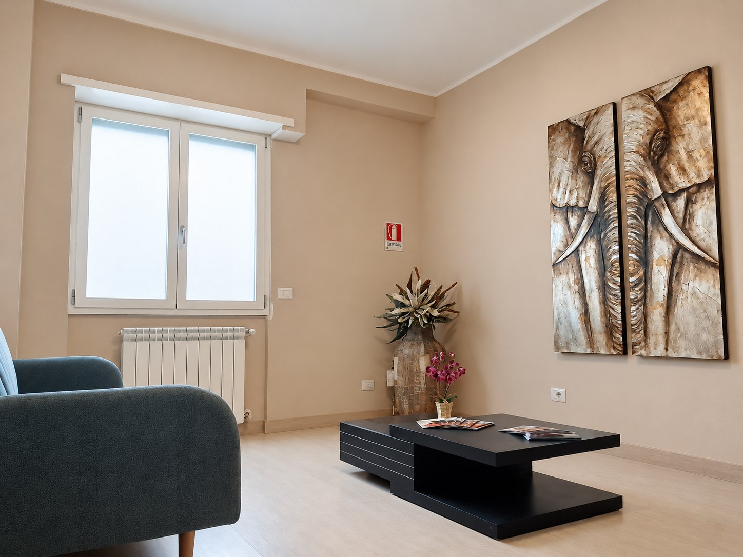 Sala d’attesa dello Studio Dentistico Bernardo a Roma